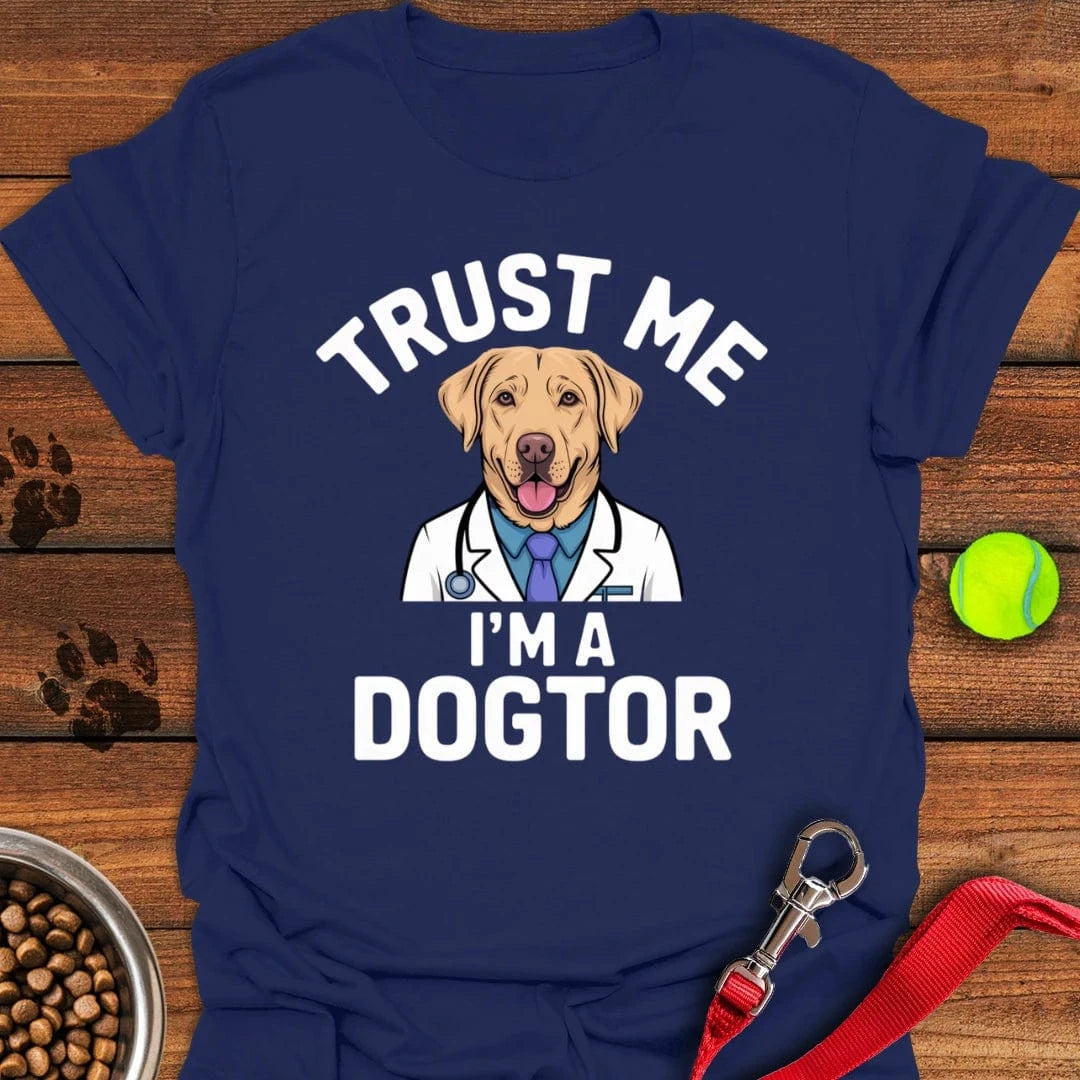 Dogtor Labrador T-Shirt Sweet Dog Clothing Presents For Dod Lovers Person