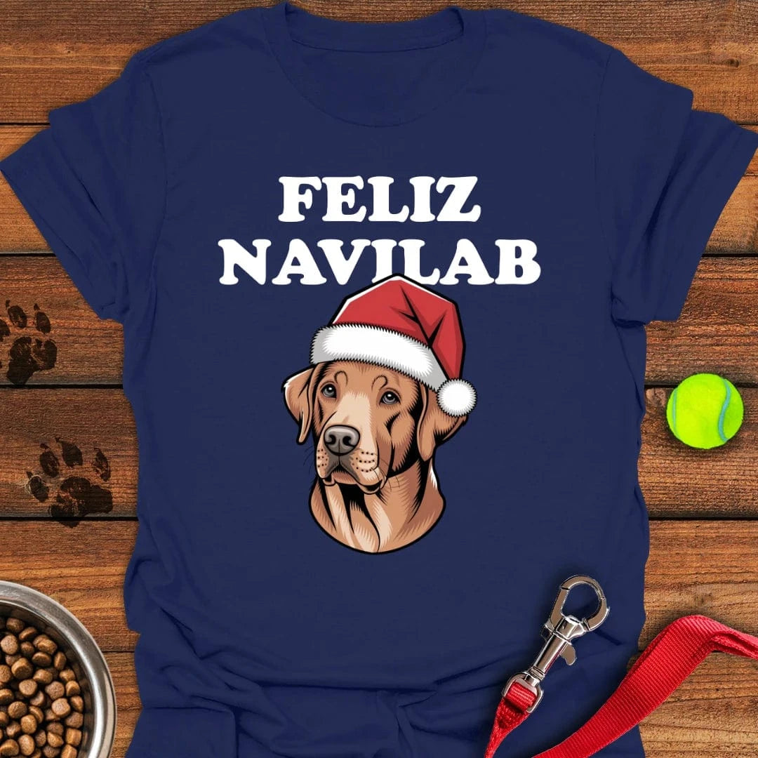 Fox Red Lab Funny Christmas T-Shirt Adorable Dog Apparel Top Gifts For Dog Owners