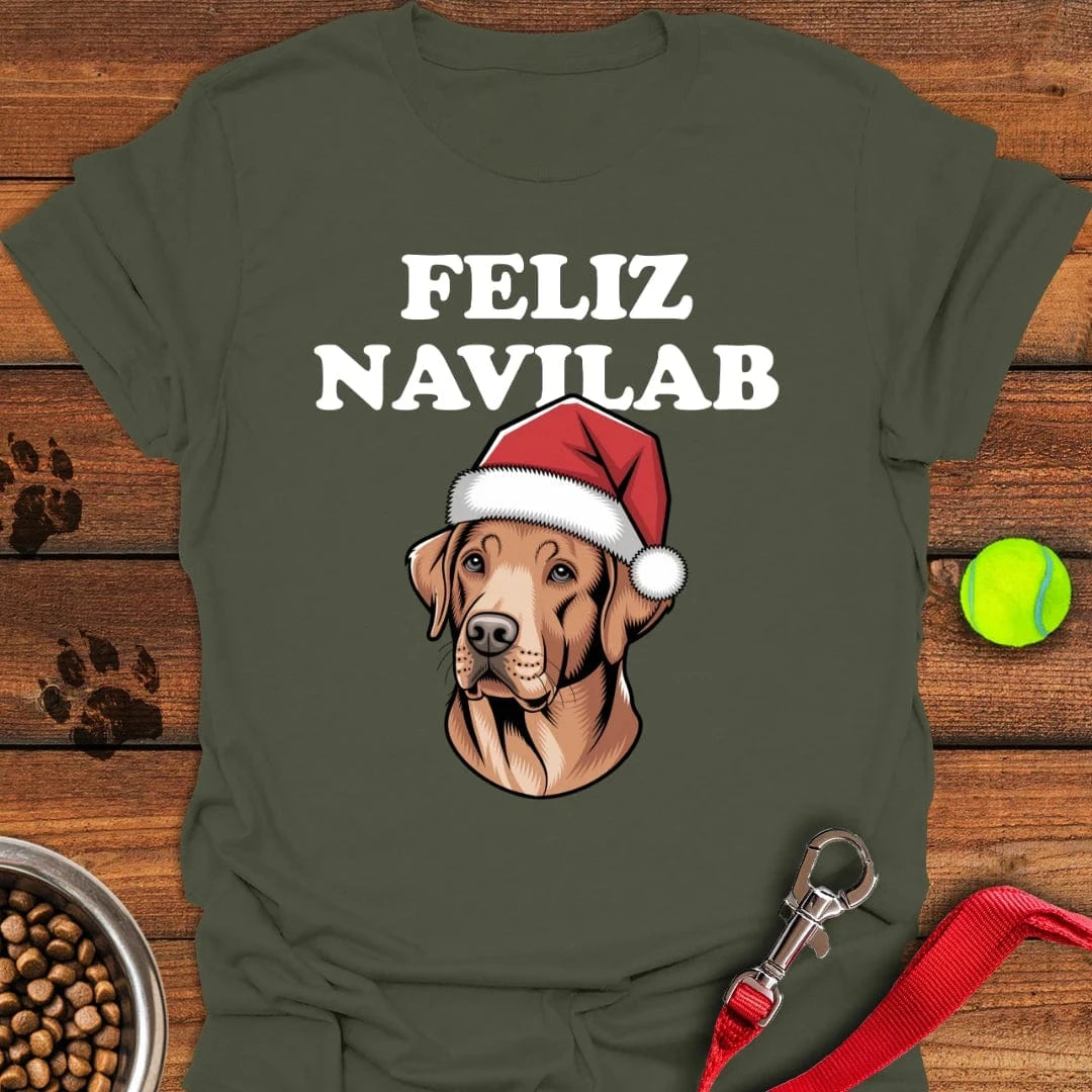 Fox Red Lab Funny Christmas T-Shirt Adorable Dog Apparel Top Gifts For Dog Owners
