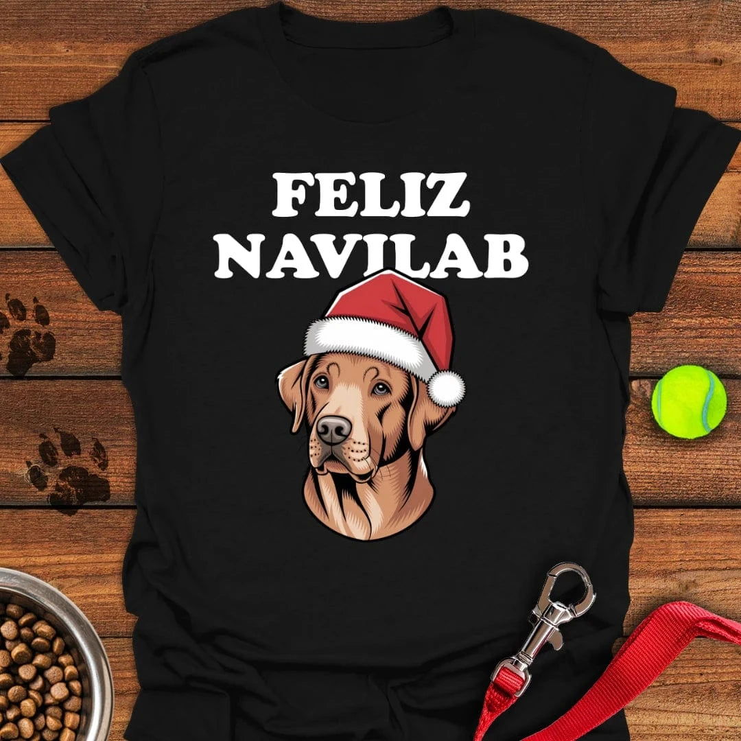 Fox Red Lab Funny Christmas T-Shirt Adorable Dog Apparel Top Gifts For Dog Owners