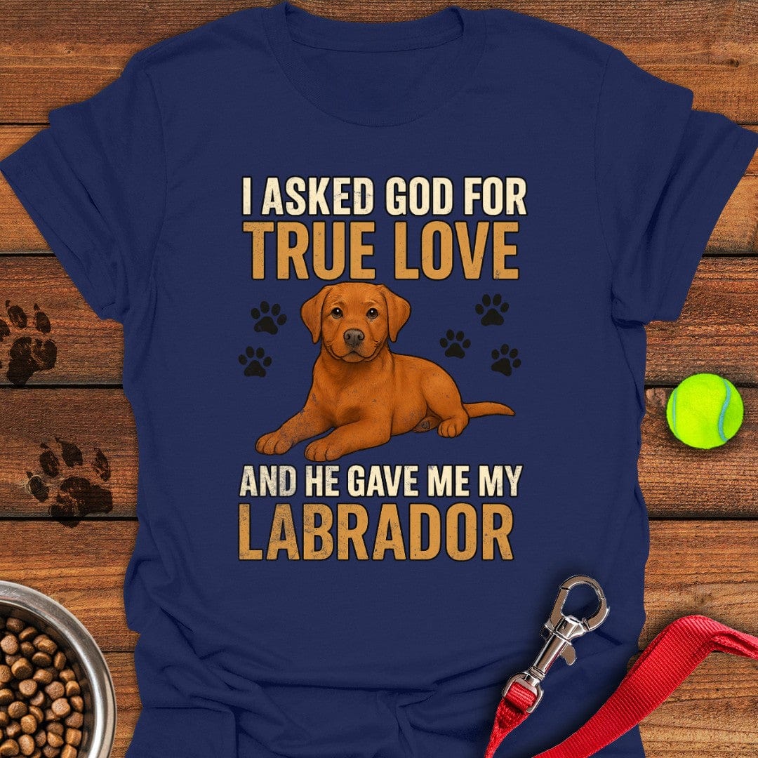 Fox Red Labrador Love T-Shirt Gentle Dog Clothing Dog Lover Gifts Merchandise