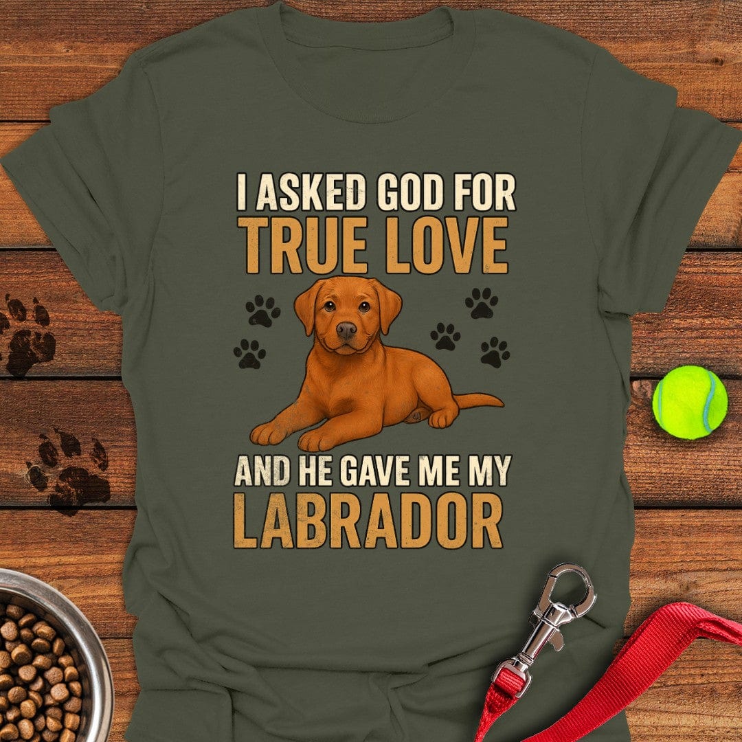 Fox Red Labrador Love T-Shirt Gentle Dog Clothing Dog Lover Gifts Merchandise