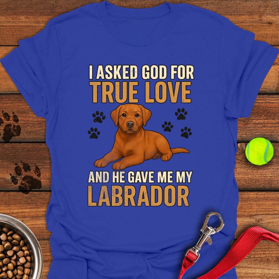 Fox Red Labrador Love T-Shirt Gentle Dog Clothing Dog Lover Gifts Merchandise