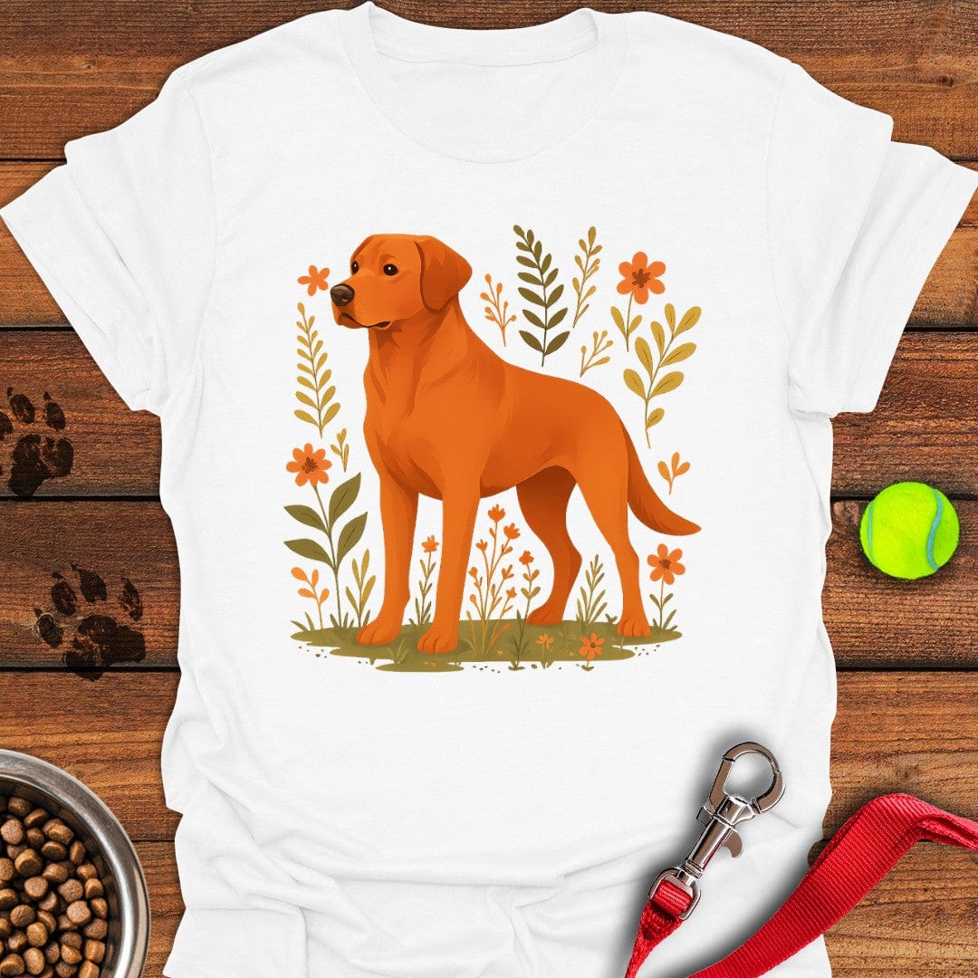 Fox Red Labrador T-Shirt Friendly Dog Clothing Gifts For Dog Owners