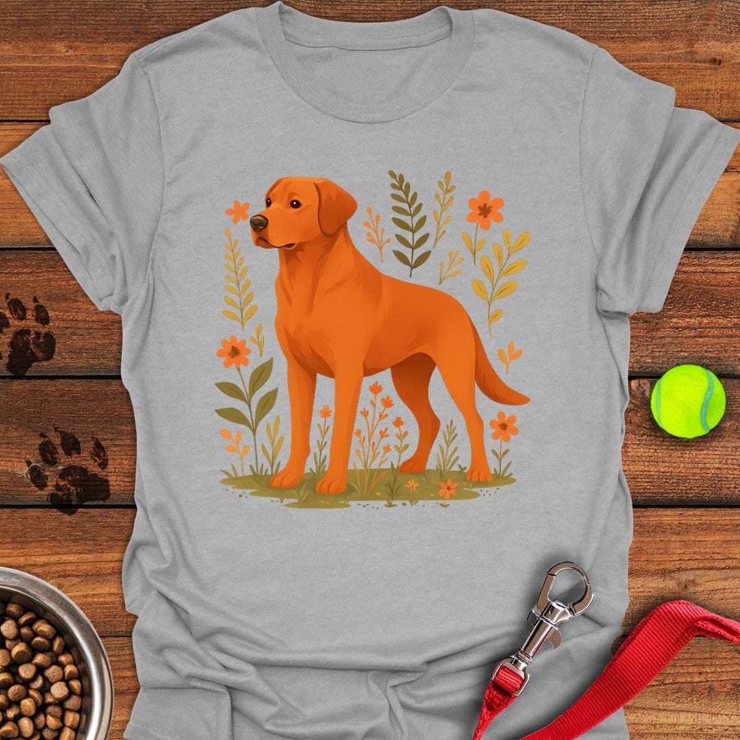 Fox Red Labrador T-Shirt Friendly Dog Clothing Gifts For Dog Owners