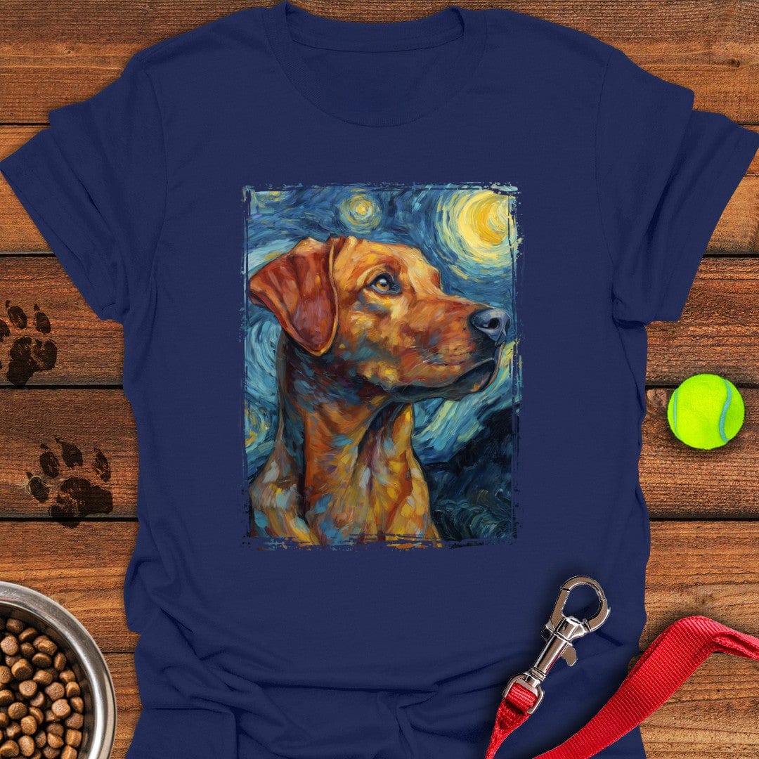 Fox Red Labrador Vincent van Gogh T-Shirt Fluffy Dog Clothing Dog Person Gifts