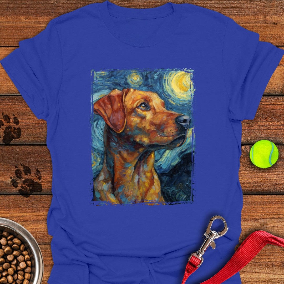 Fox Red Labrador Vincent van Gogh T-Shirt Fluffy Dog Clothing Dog Person Gifts