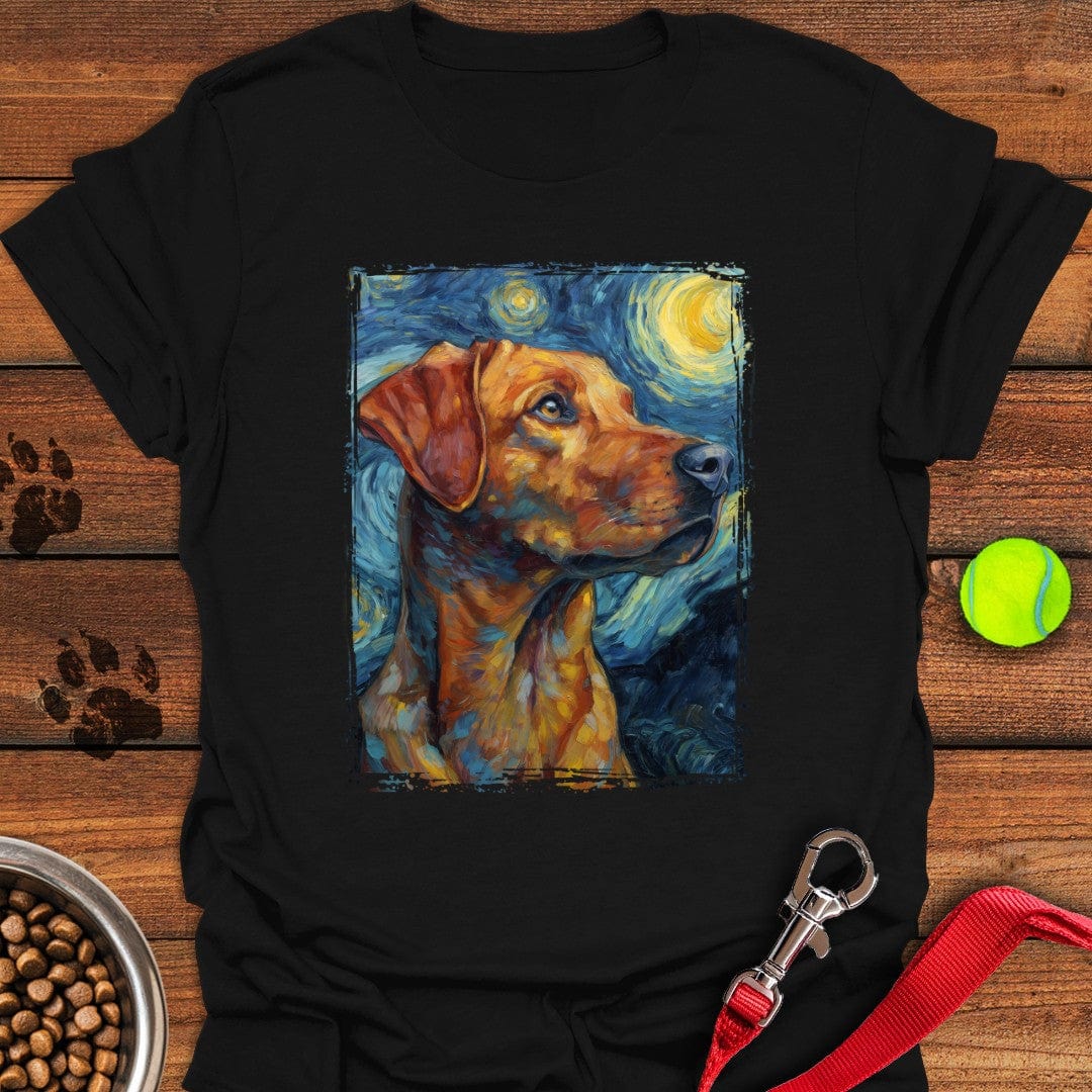 Fox Red Labrador Vincent van Gogh T-Shirt Fluffy Dog Clothing Dog Person Gifts