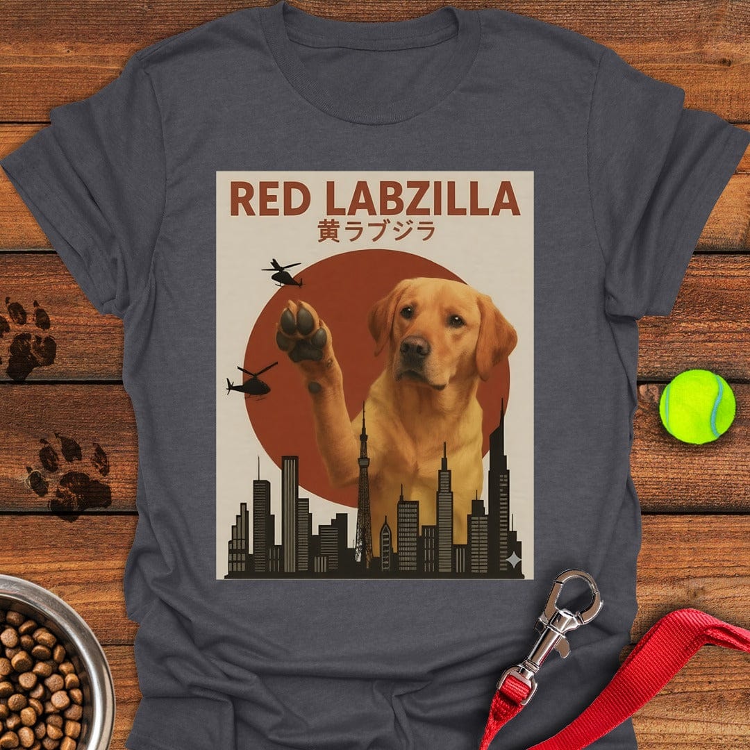 Fox Red Labzilla T-Shirt Fancy Dog Apparel Funny Gift For Dog Owner