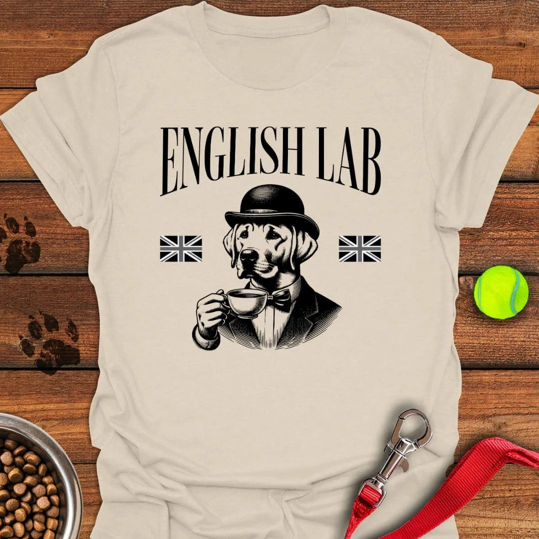 Funny English Labrador T-Shirt Playful Dog Clothes Top Gifts For Dog Lovers