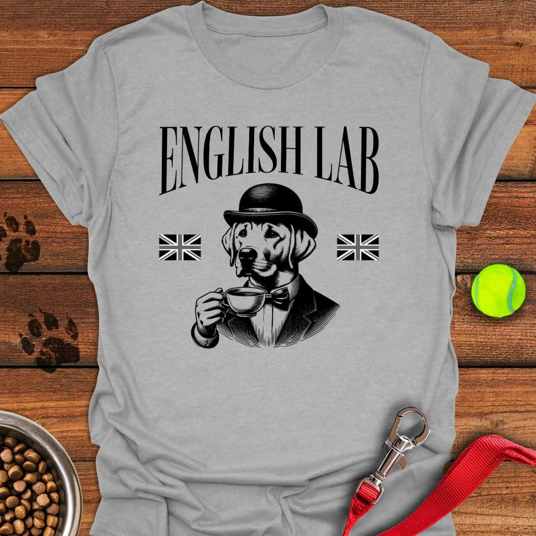 Funny English Labrador T-Shirt Playful Dog Clothes Top Gifts For Dog Lovers
