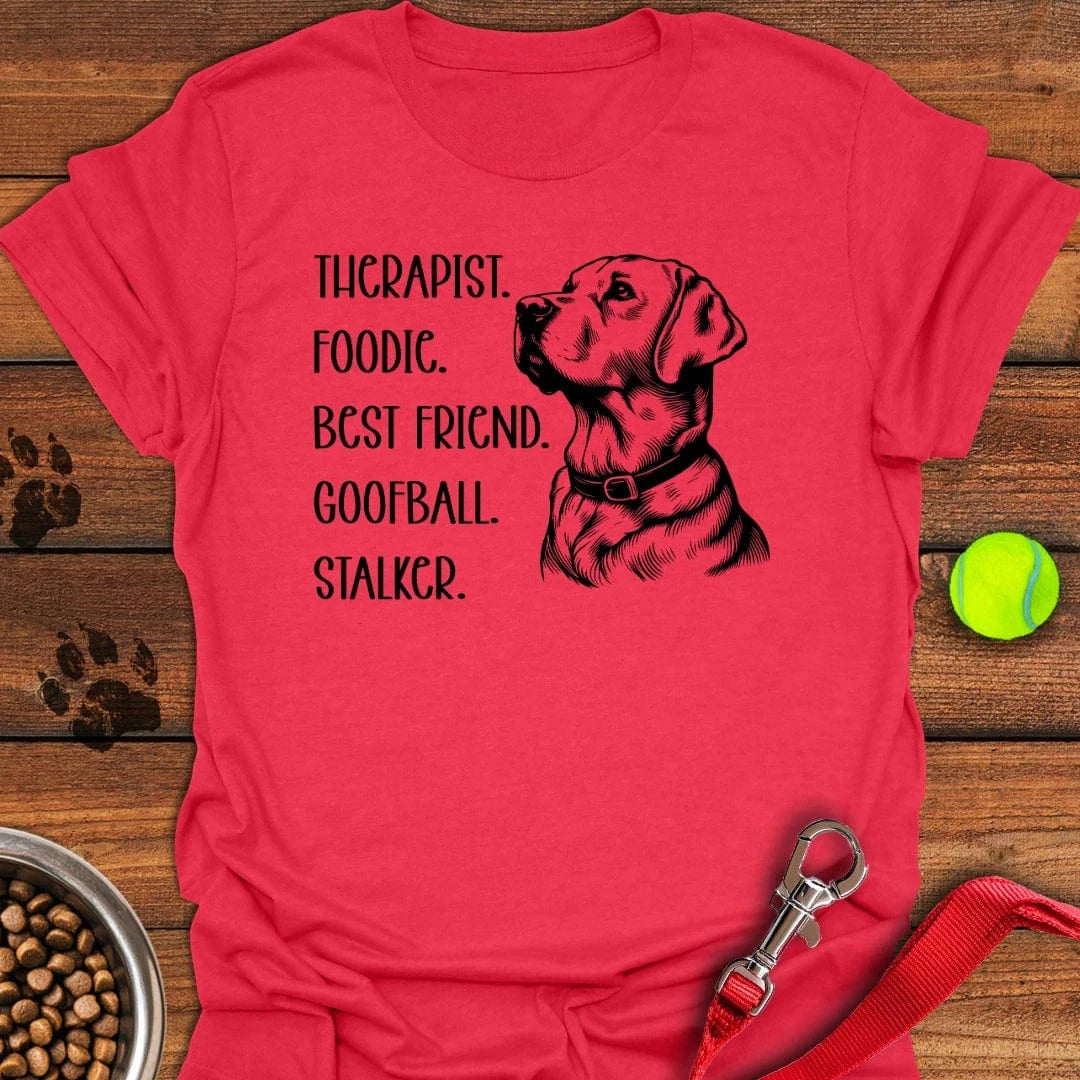 Funny Labrador T-Shirt Silly Dog Clothes Good Gifts For Mom