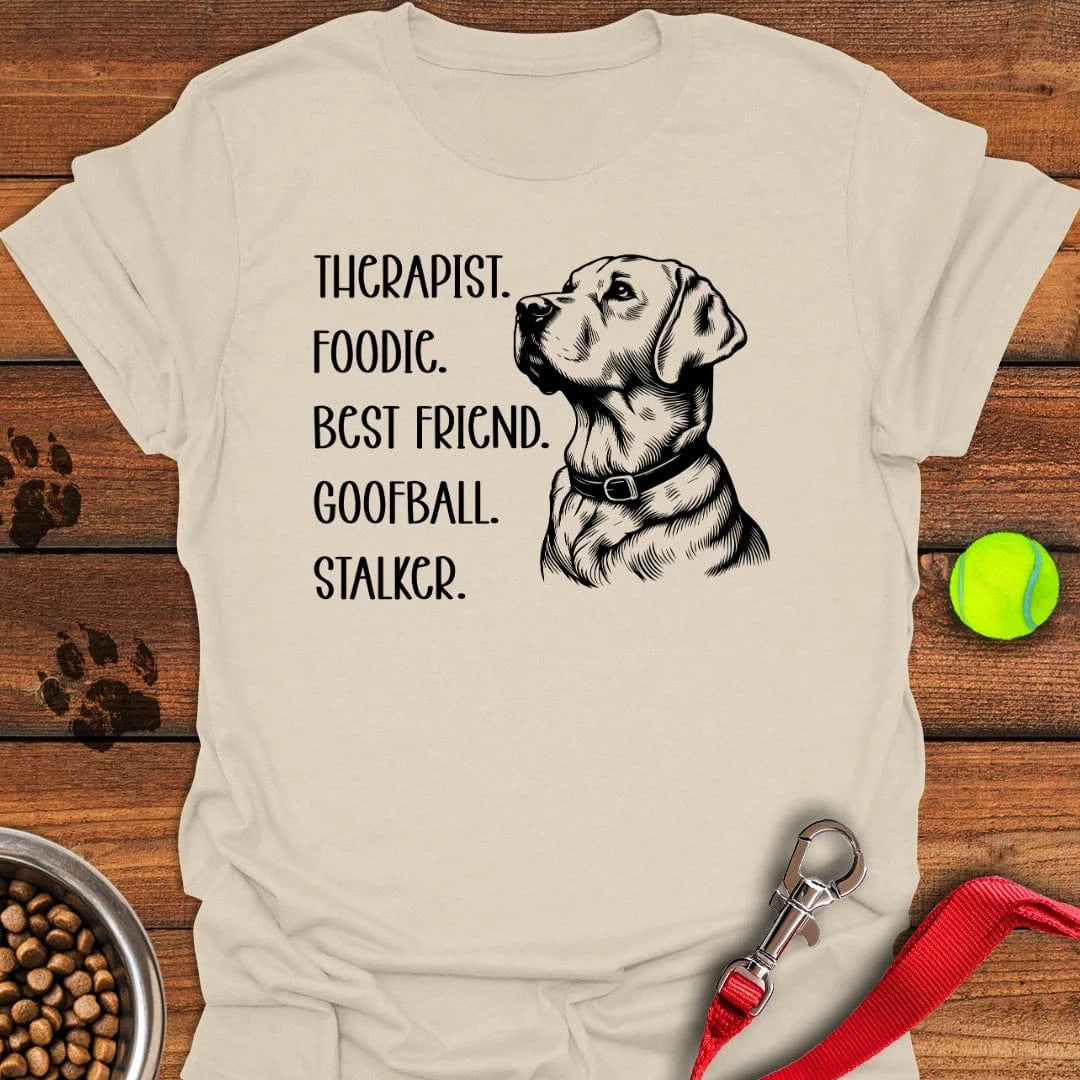 Funny Labrador T-Shirt Silly Dog Clothes Good Gifts For Mom