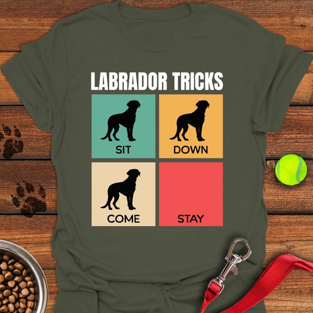 Funny Labrador Tricks T-Shirt Brave Dog Clothes Gifts For Dog Lovers For Him Her