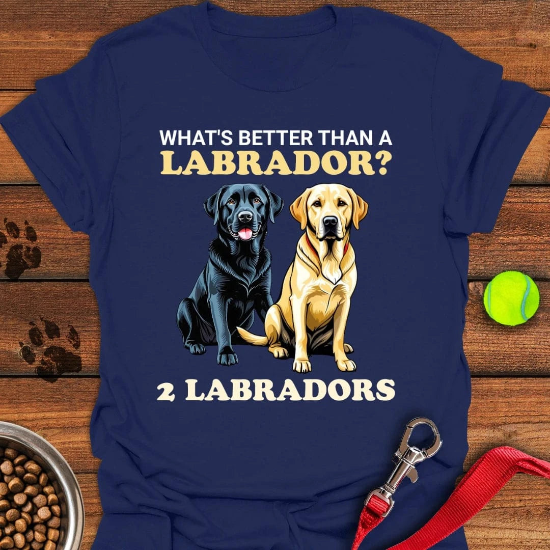 Funny Yellow & Black Lab T-Shirt Tiny Dog Clothing First Mothers Day Gift Ideas