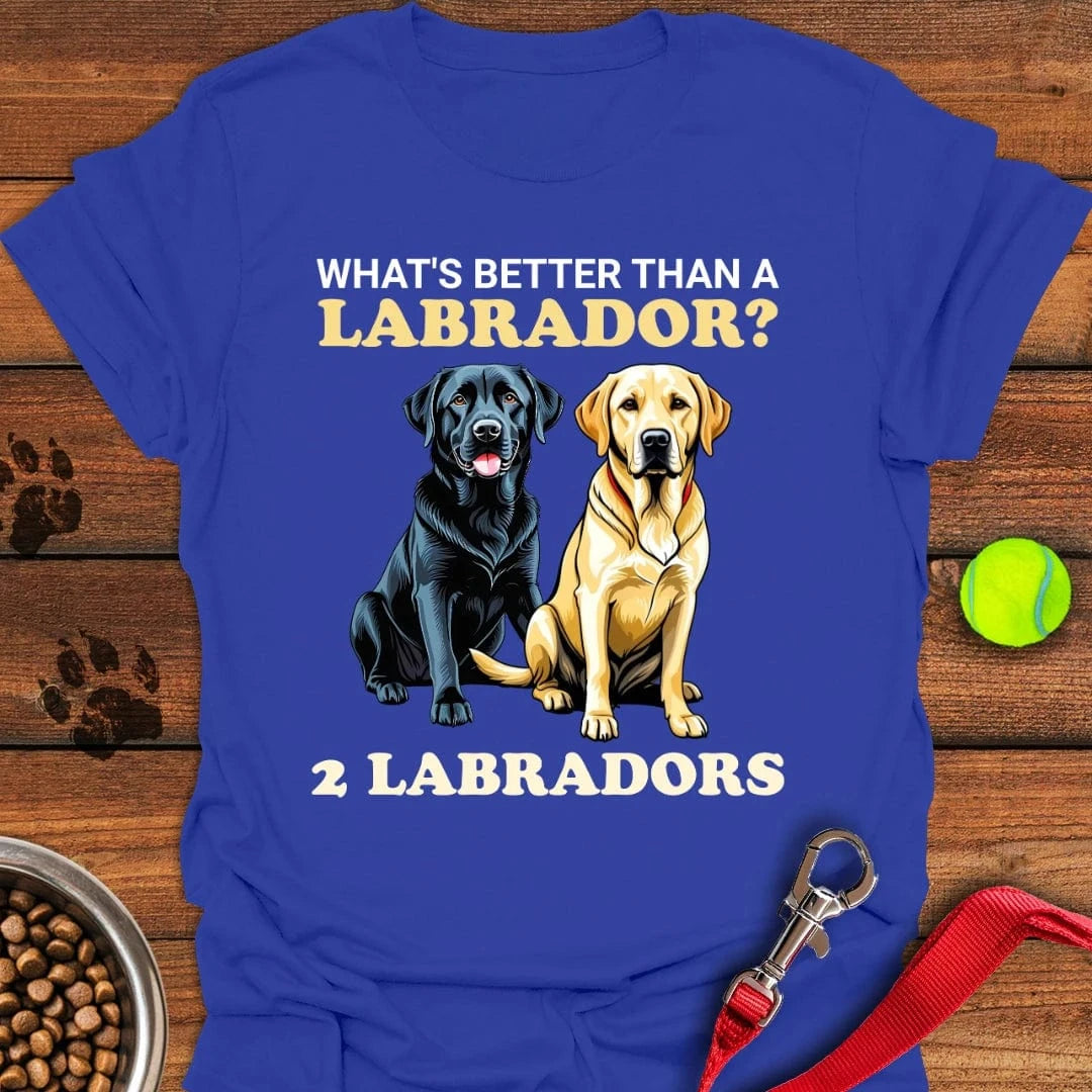 Funny Yellow & Black Lab T-Shirt Tiny Dog Clothing First Mothers Day Gift Ideas