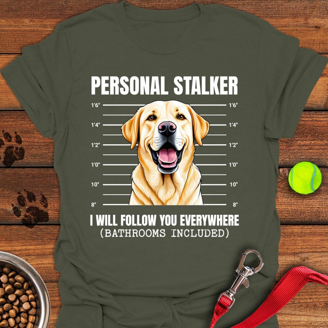 Funny Yellow Labrador Mugshot T-Shirt Sweet Dog Clothes Mothers Day Gift Special