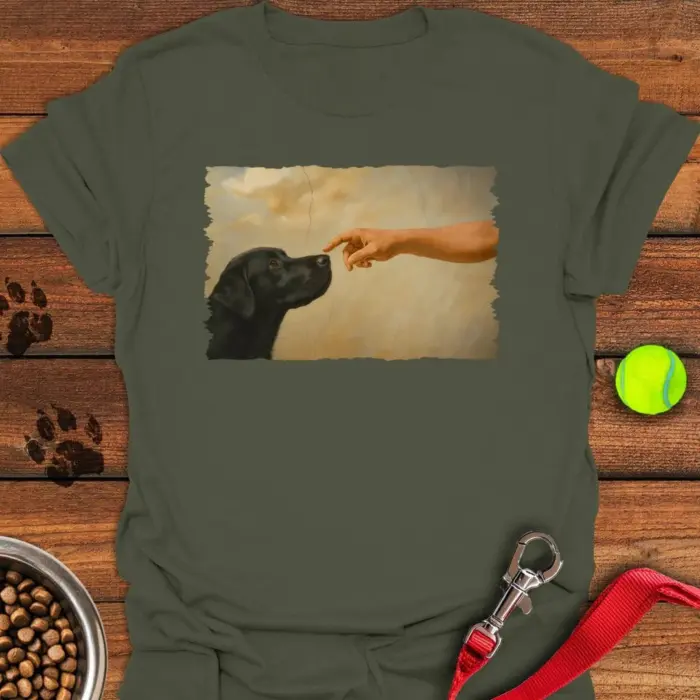 God Creates Black Lab T-Shirt Cute Animal Tees Gifts For Black Lab Lovers