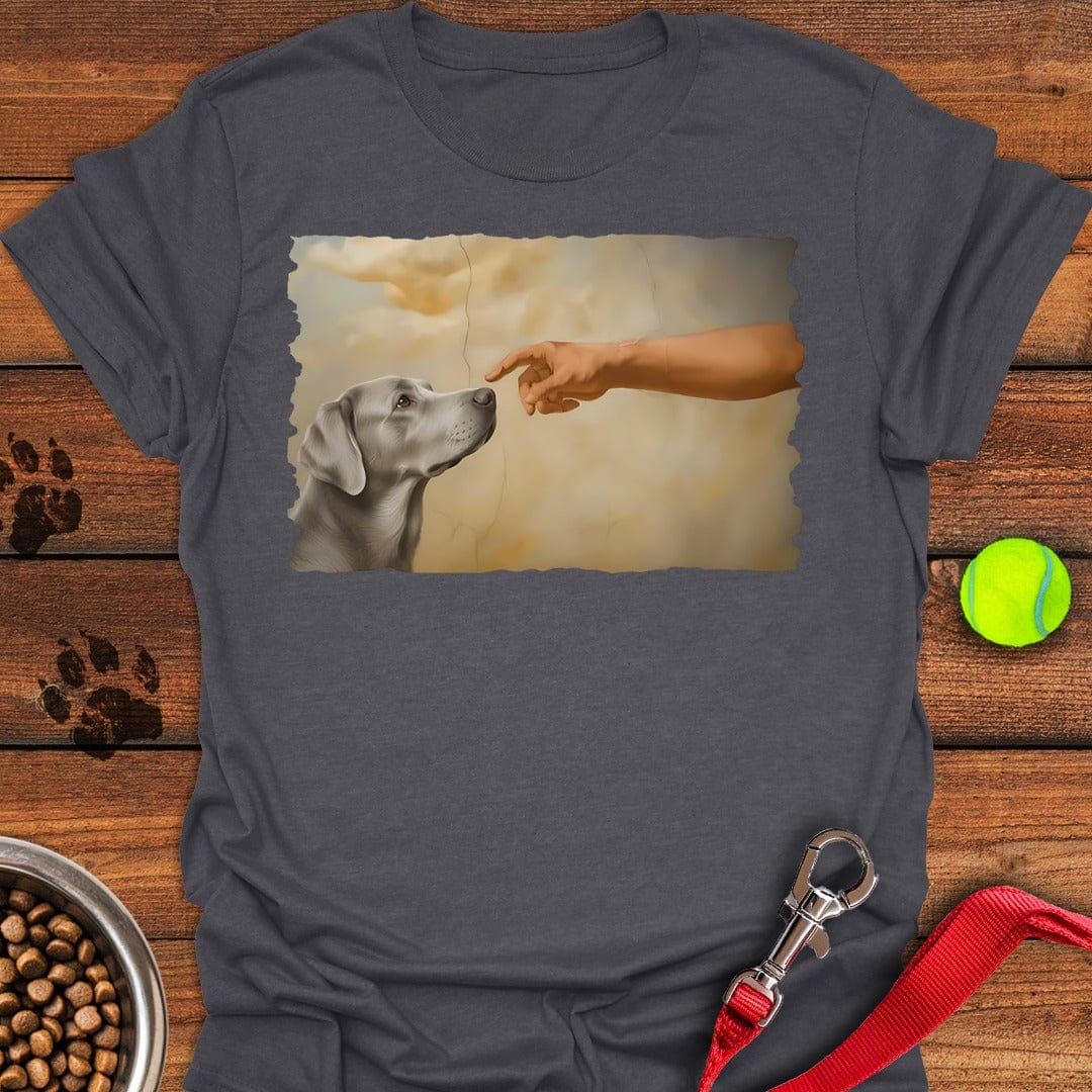 God Creates Silver Labrador T-Shirt Loyal Dog Clothing Mother's Day Gifts For For Mom From Daughter