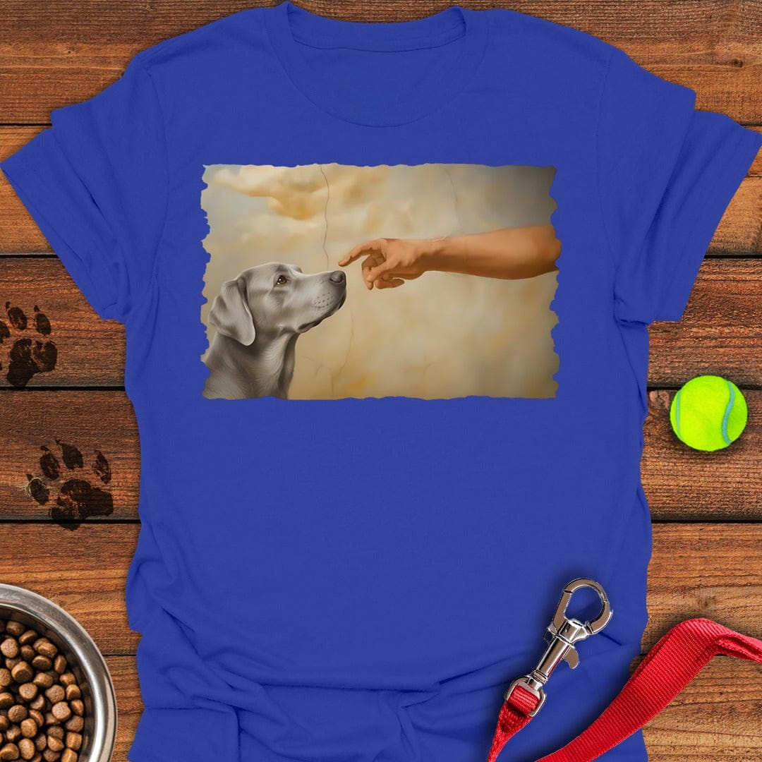 God Creates Silver Labrador T-Shirt Loyal Dog Clothing Mother's Day Gifts For For Mom From Daughter