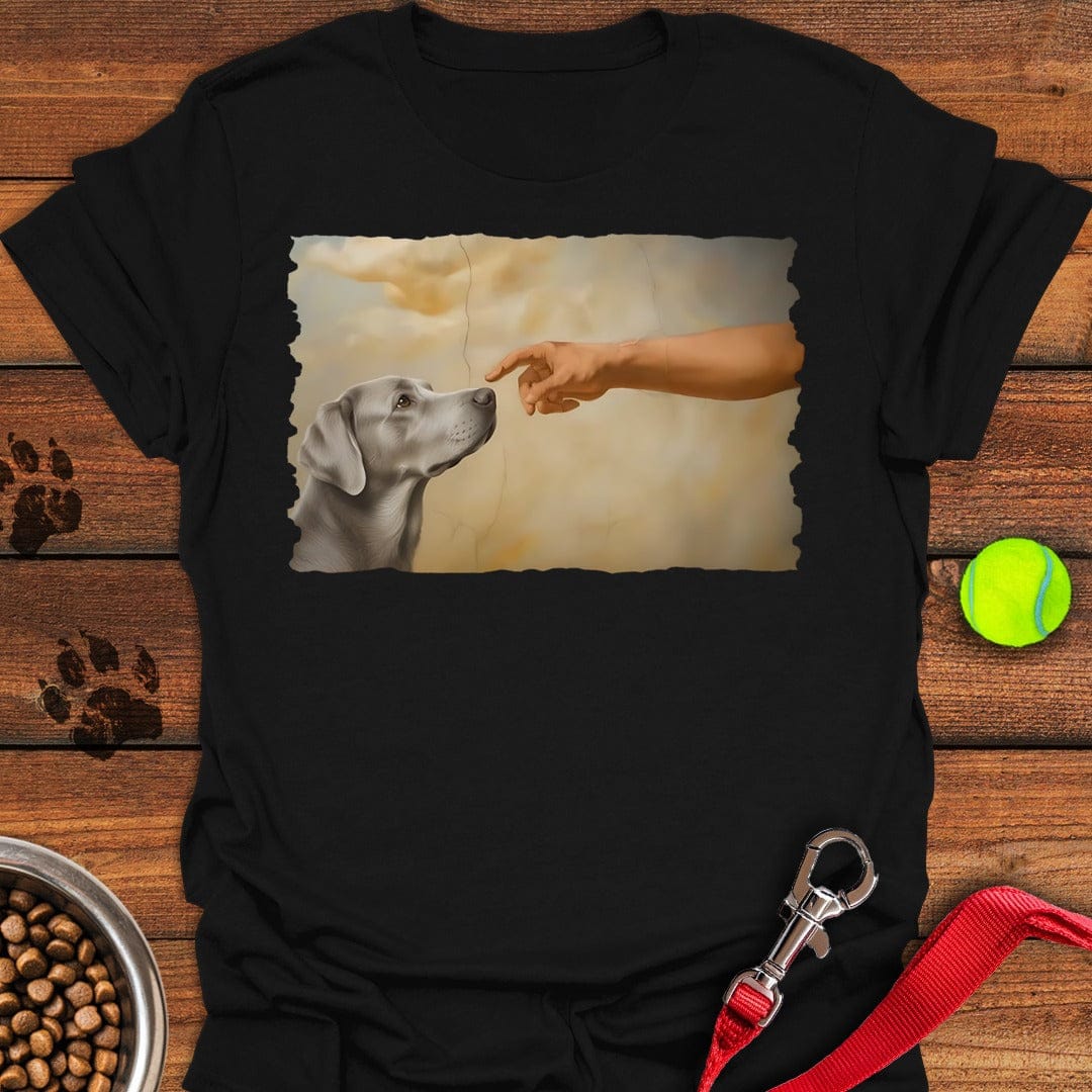 God Creates Silver Labrador T-Shirt Loyal Dog Clothing Mother's Day Gifts For For Mom From Daughter