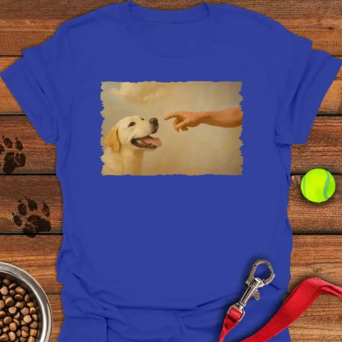 Gods Creates Yellow Lab T-Shirt Gifts For Yellow Lab Lovers