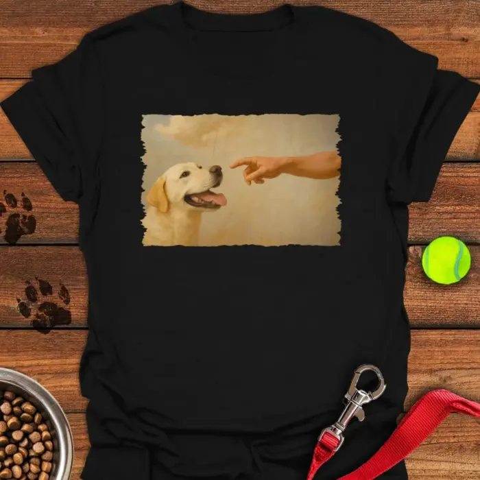 Gods Creates Yellow Lab T-Shirt Gifts For Yellow Lab Lovers