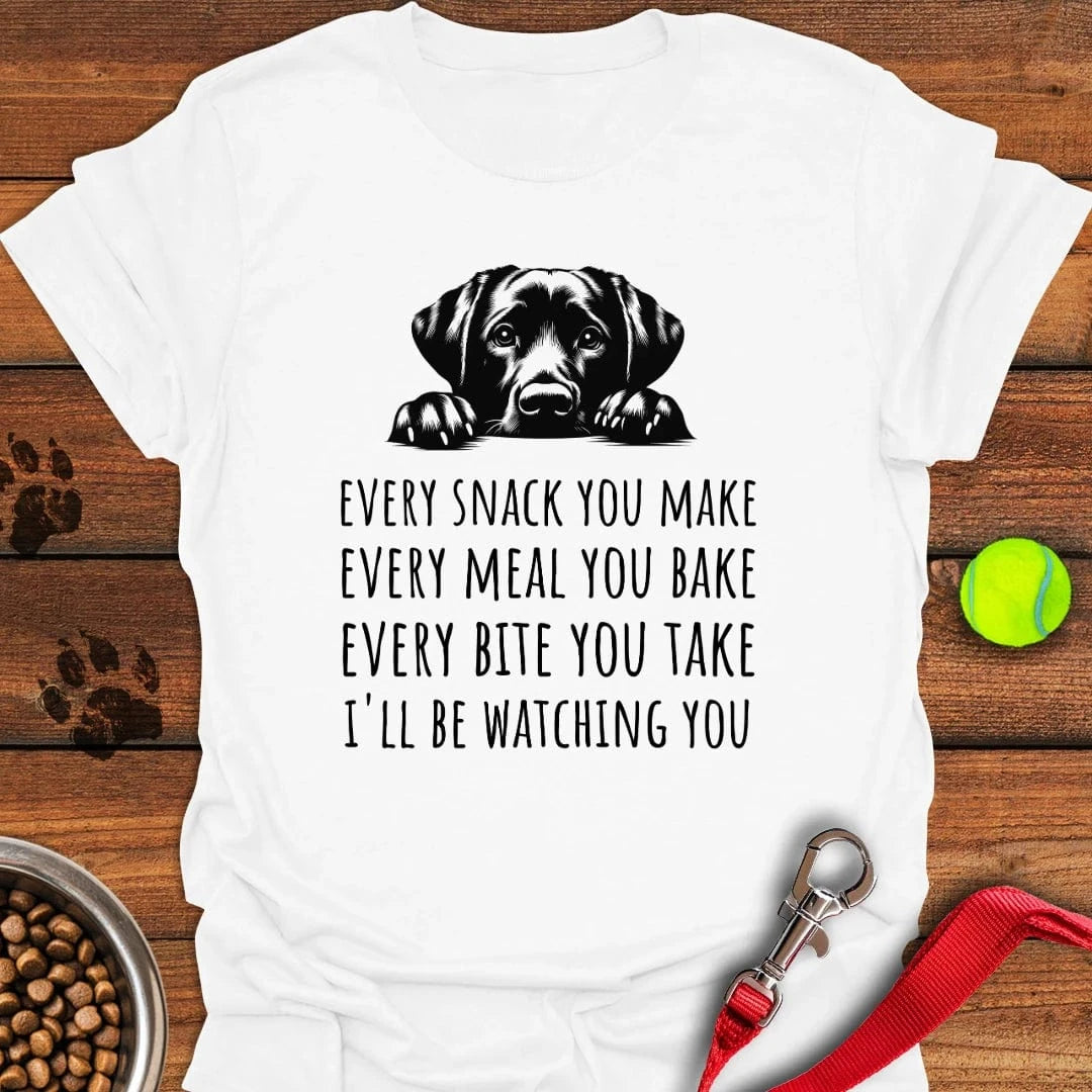Hungry Labrador T-Shirt Funny Dog Clothes Gift Ideas For Dog Lovers