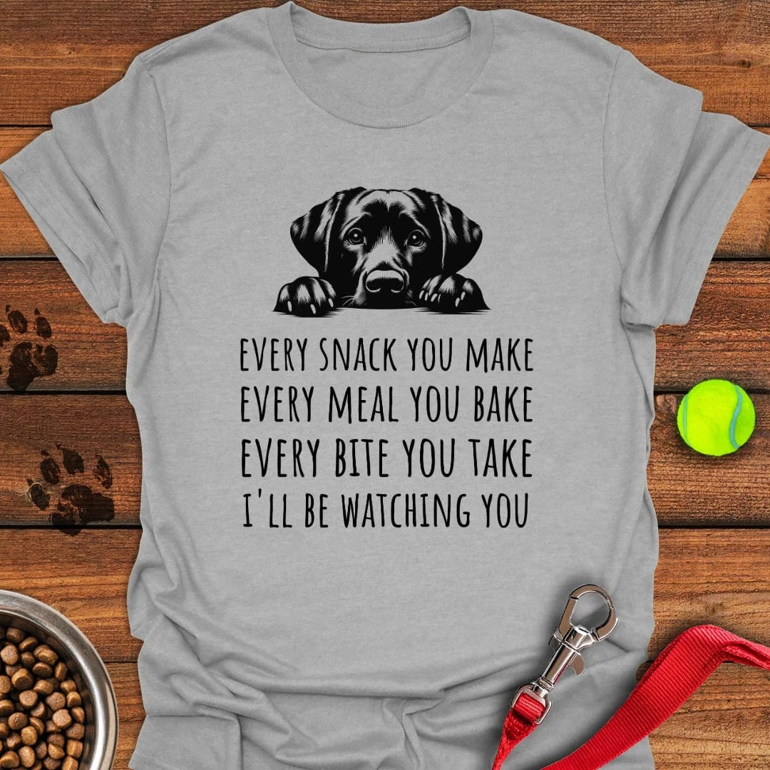Hungry Labrador T-Shirt Funny Dog Clothes Gift Ideas For Dog Lovers