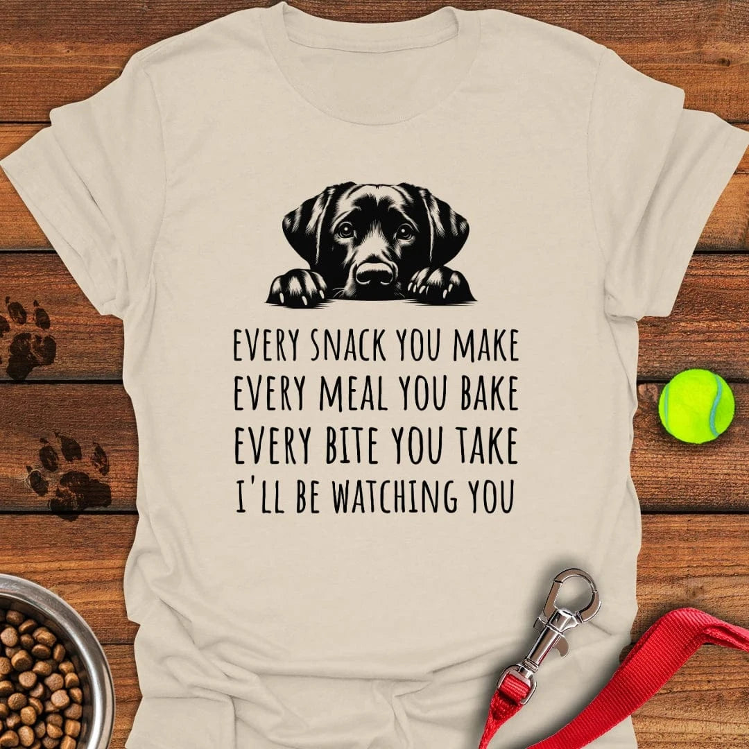 Hungry Labrador T-Shirt Funny Dog Clothes Gift Ideas For Dog Lovers