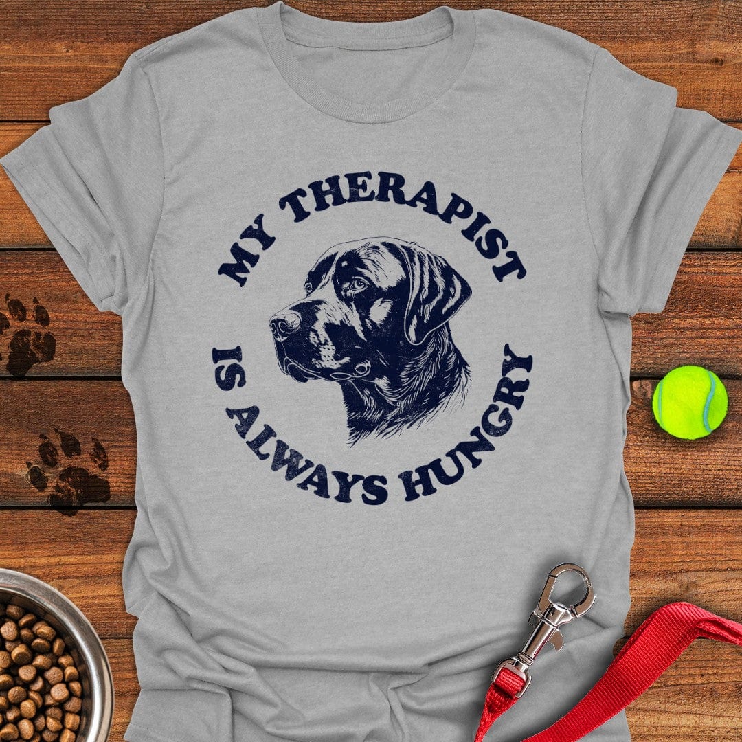Hungry Therapist Labrador T-Shirt Adorable Dog Clothes Gift For Dog Lovers Owners