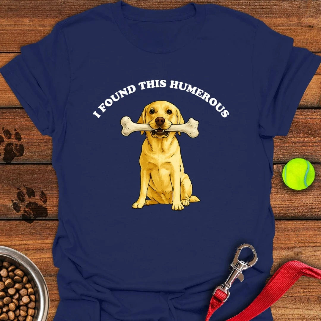 I Found This Humerous Yellow Lab T-Shirt Gentle Dog Apparel Great Gift For Dog Owners