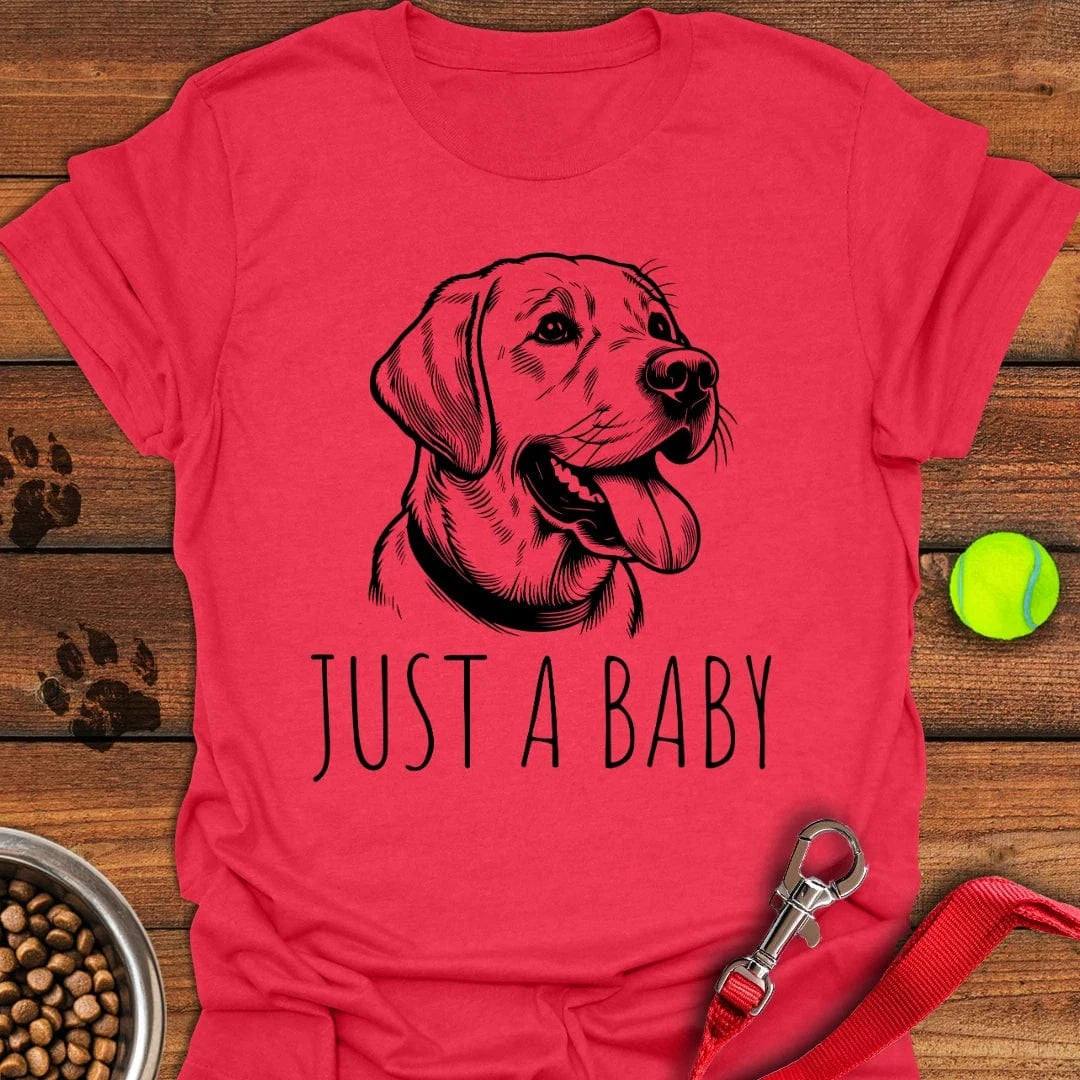 Just a Baby Labrador T-Shirt Tiny Dog Clothes Mother's Day Presents For Grandma