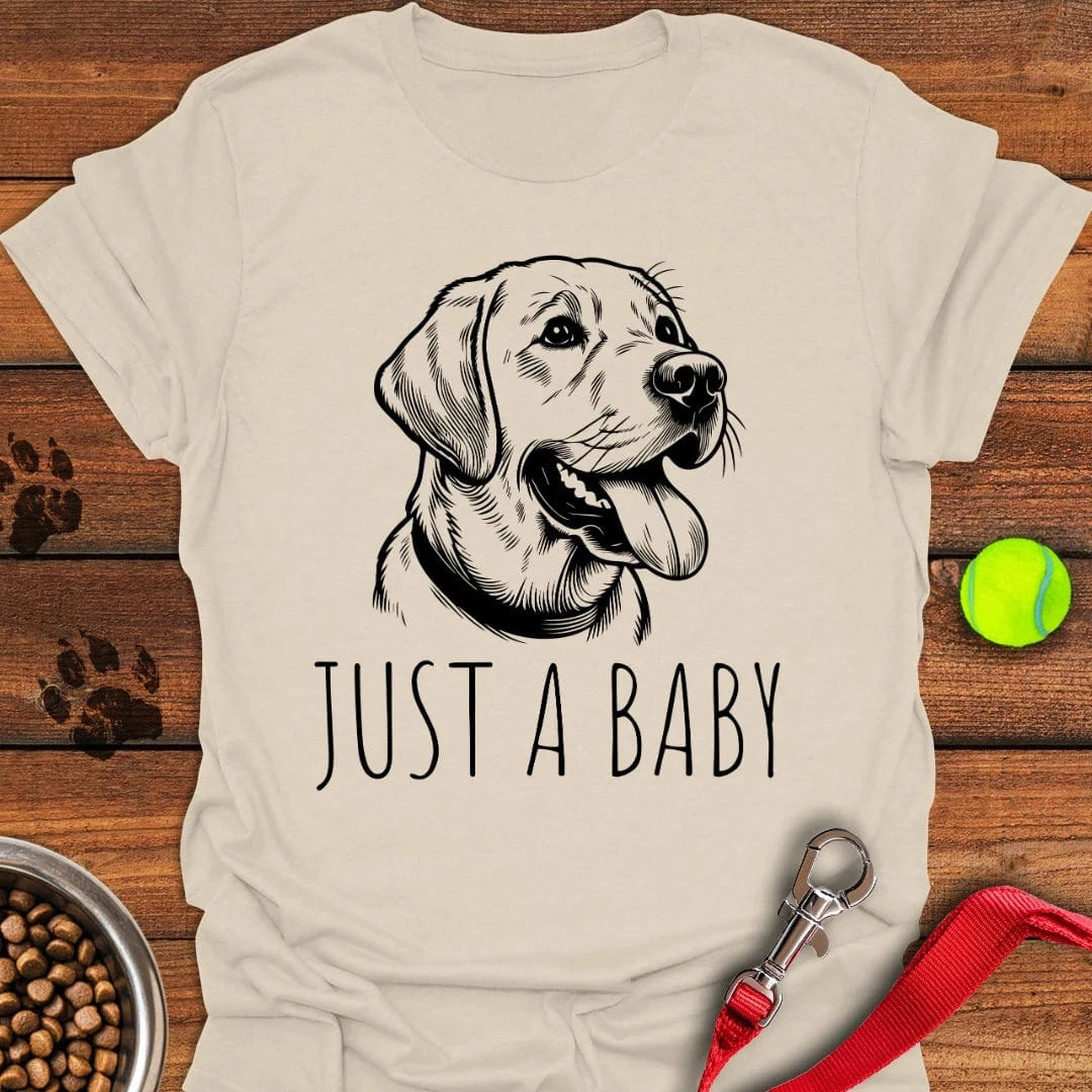 Just a Baby Labrador T-Shirt Tiny Dog Clothes Mother's Day Presents For Grandma