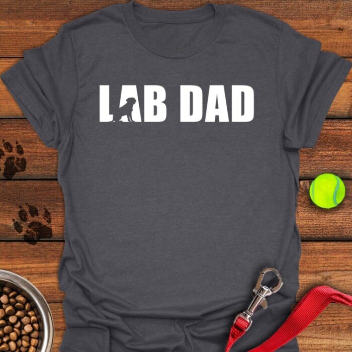 Lab Dad T-Shirt Unique Father's Day Shirt Labrador Gifts For Dog Lovers