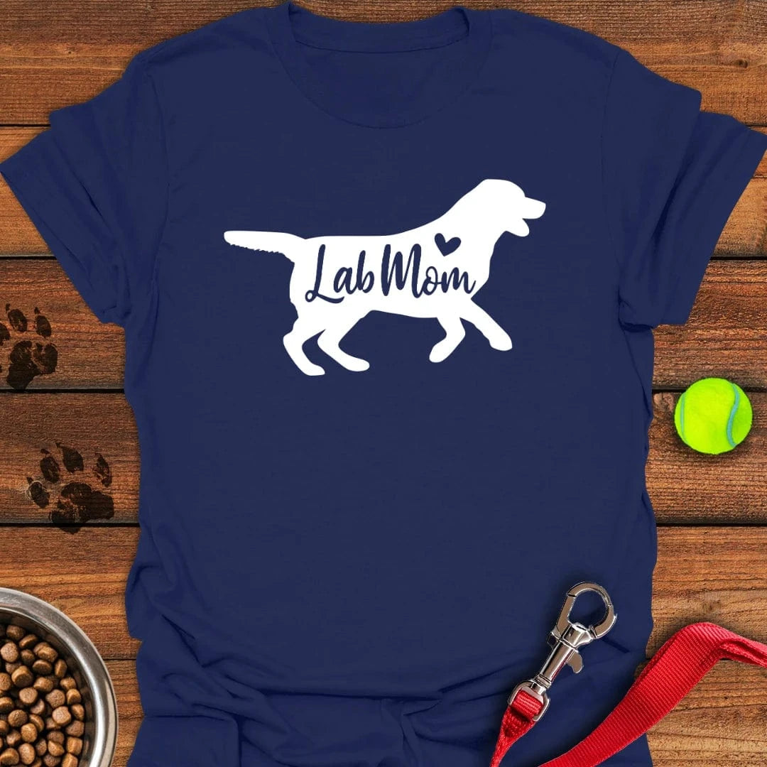 Lab Mom T-Shirt Brave Dog Apparel Dad Birthday Gifts