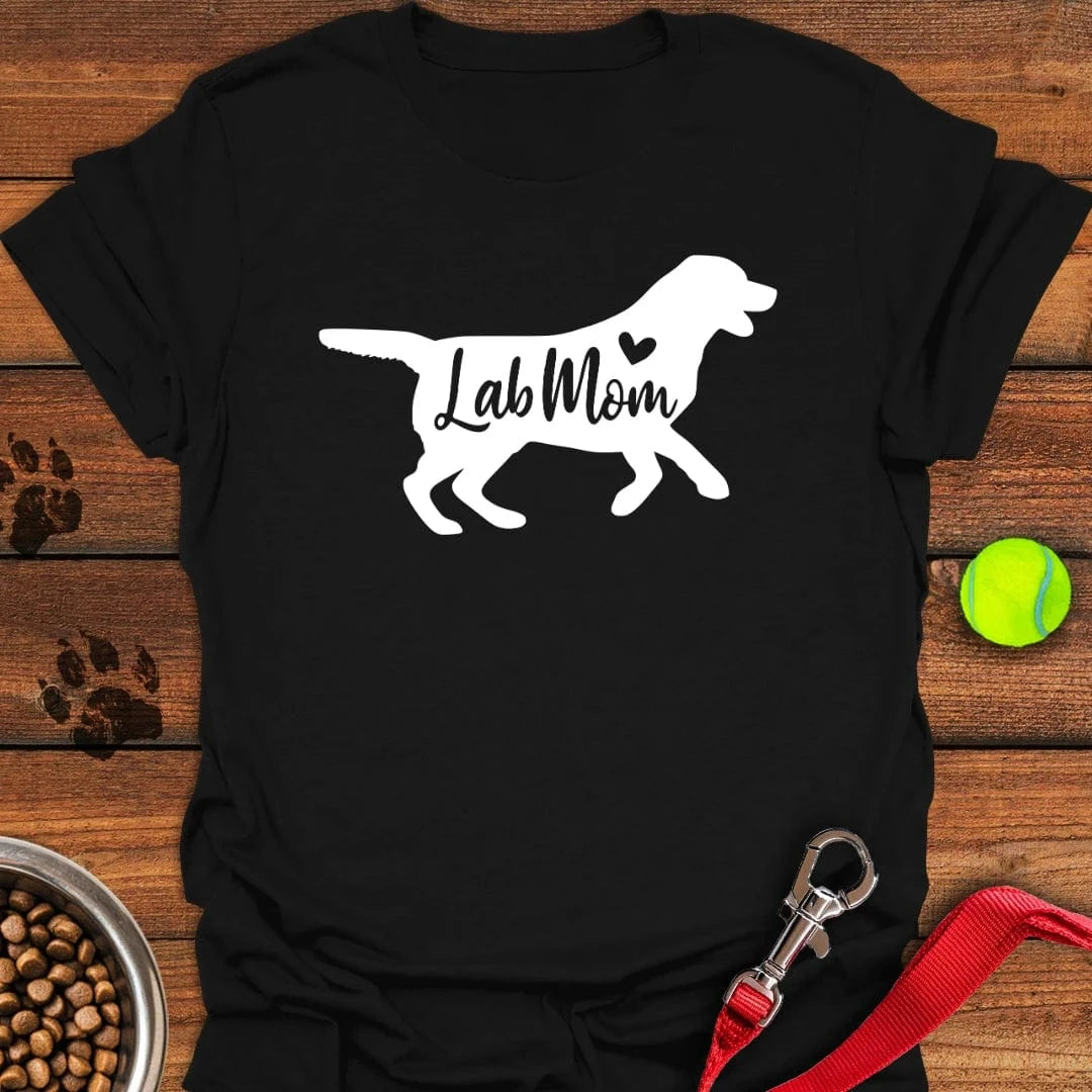 Lab Mom T-Shirt Brave Dog Apparel Dad Birthday Gifts