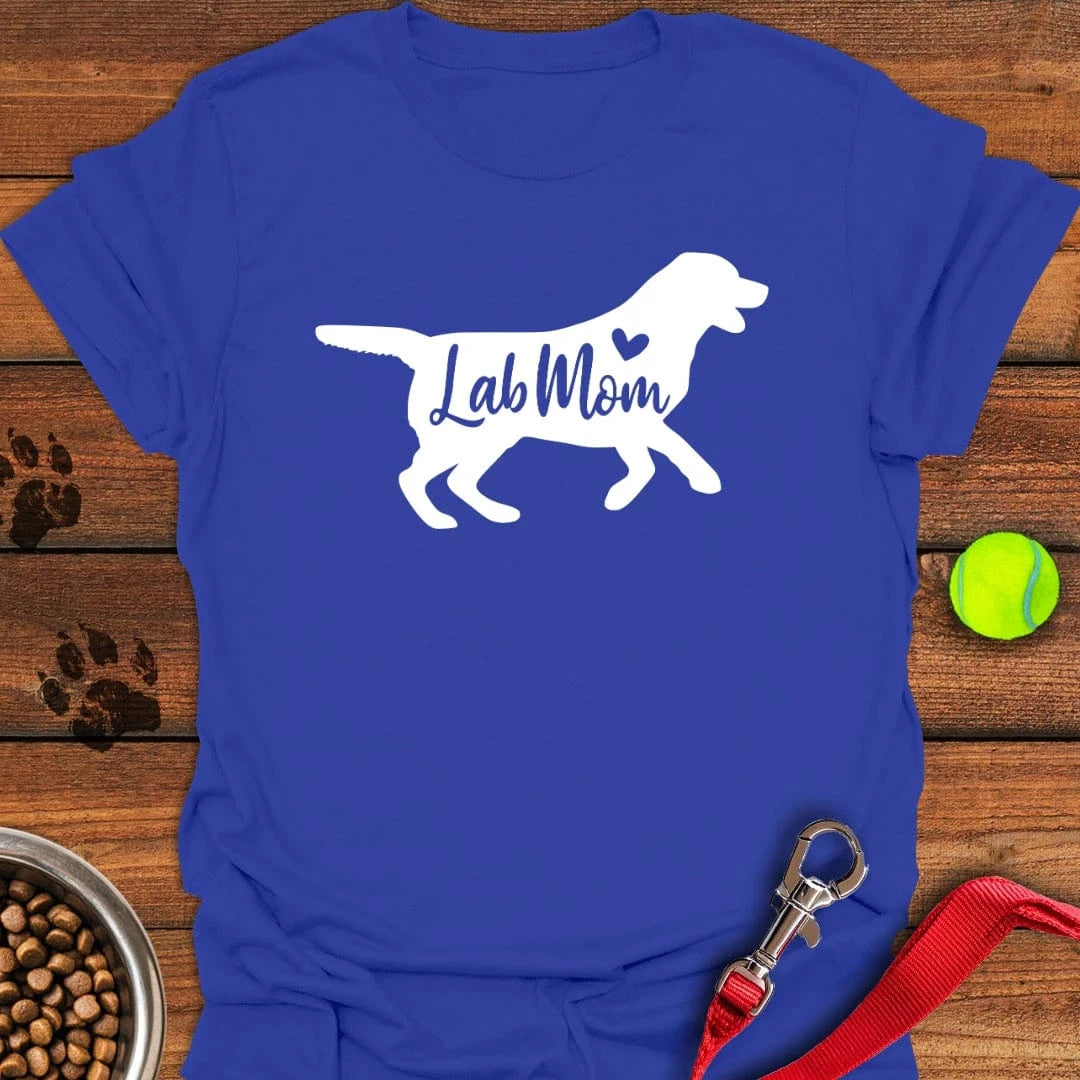 Lab Mom T-Shirt Brave Dog Apparel Dad Birthday Gifts
