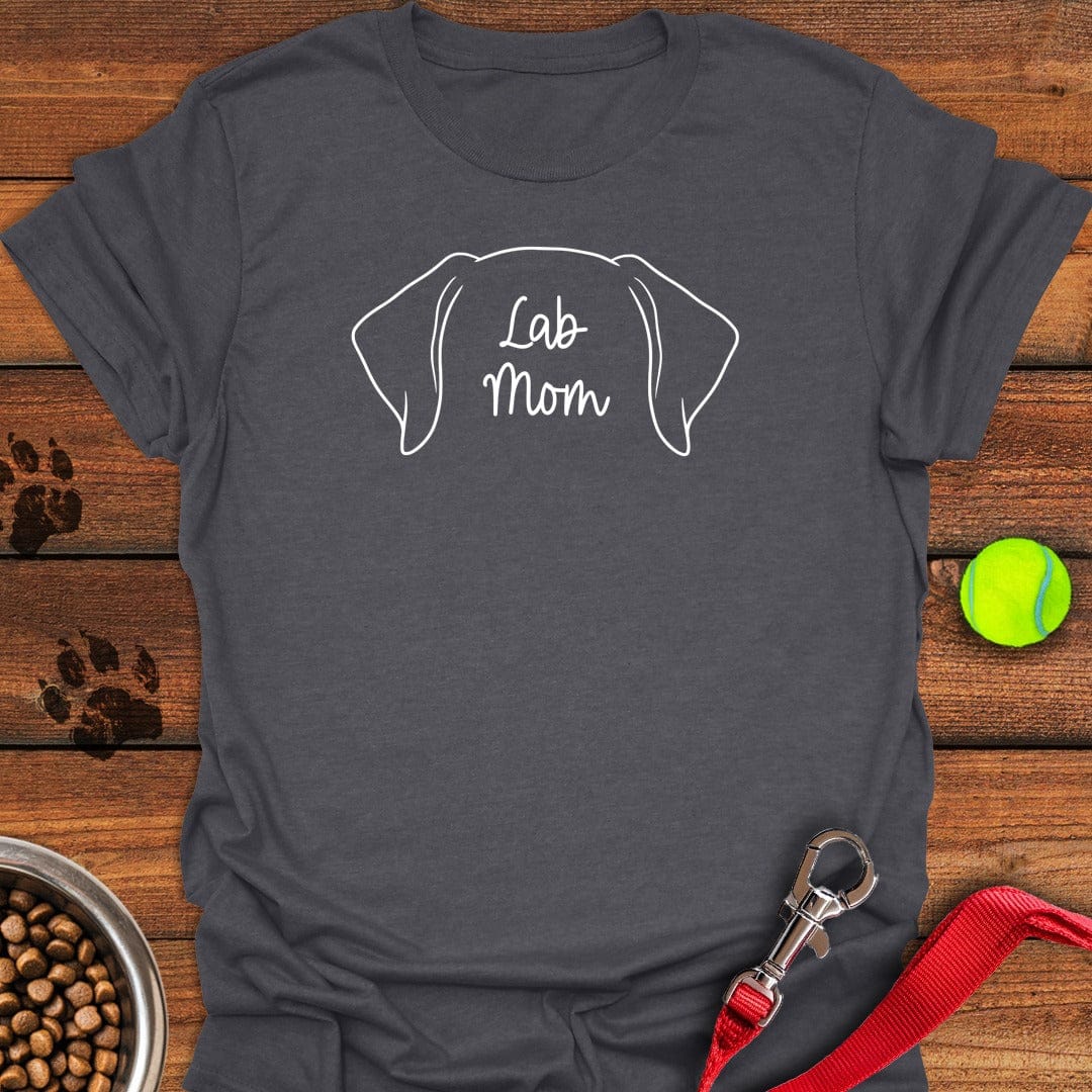 Lab Mom T-Shirt Fancy Dog Clothing Unique Gifts For Dog Lovers
