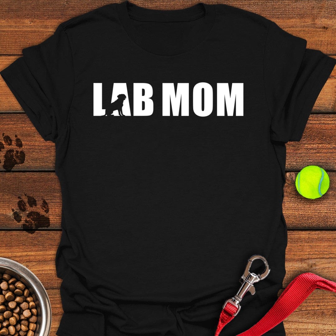 Lab Mom T-Shirt Proud Dog Clothes Dog Gift Items Merch