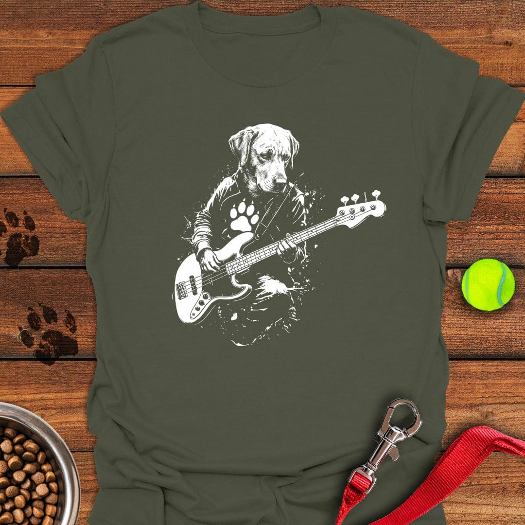 Labrador Bass T-Shirt Playful Dog Clothes Best Dog Lovers Gifts For Him Her