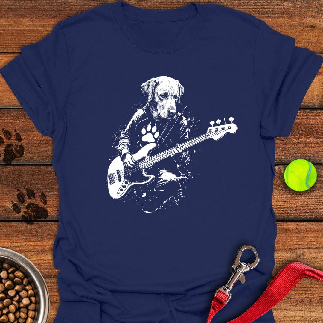 Labrador Bass T-Shirt Playful Dog Clothes Best Dog Lovers Gifts For Him Her