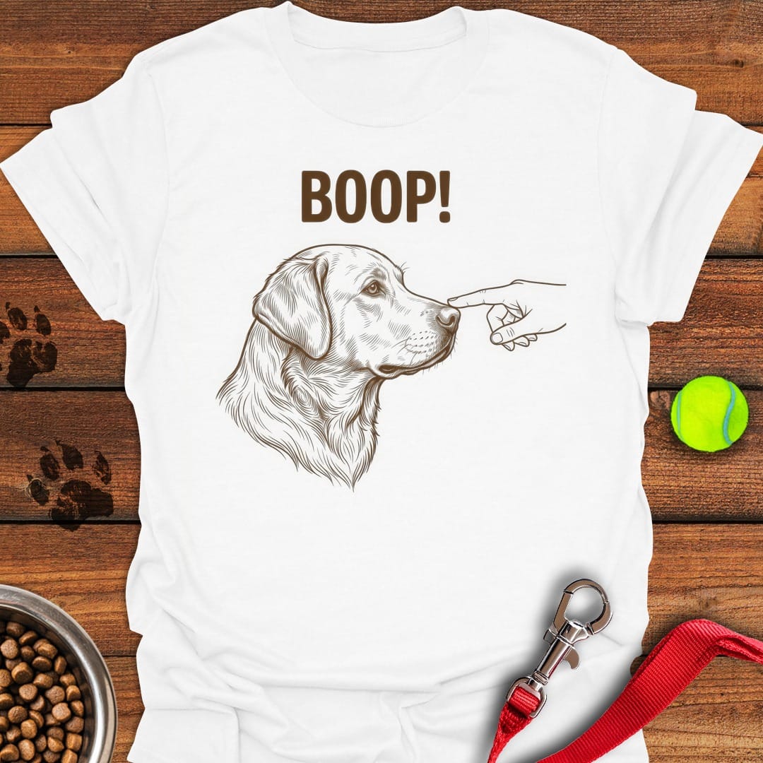 Labrador Boop T-Shirt Friendly Dog Clothes Funny Dog Owner Gifts