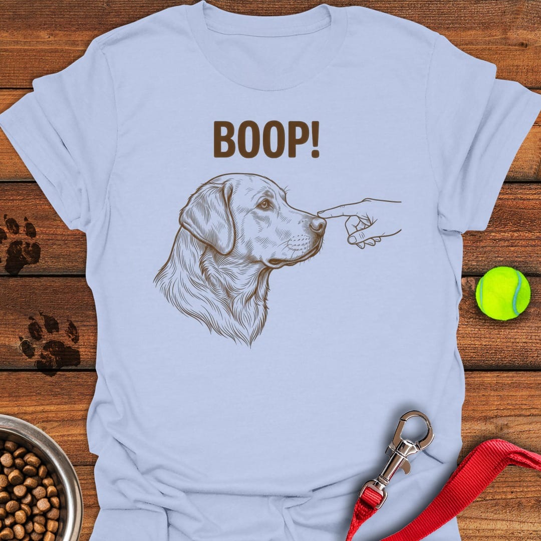 Labrador Boop T-Shirt Friendly Dog Clothes Funny Dog Owner Gifts