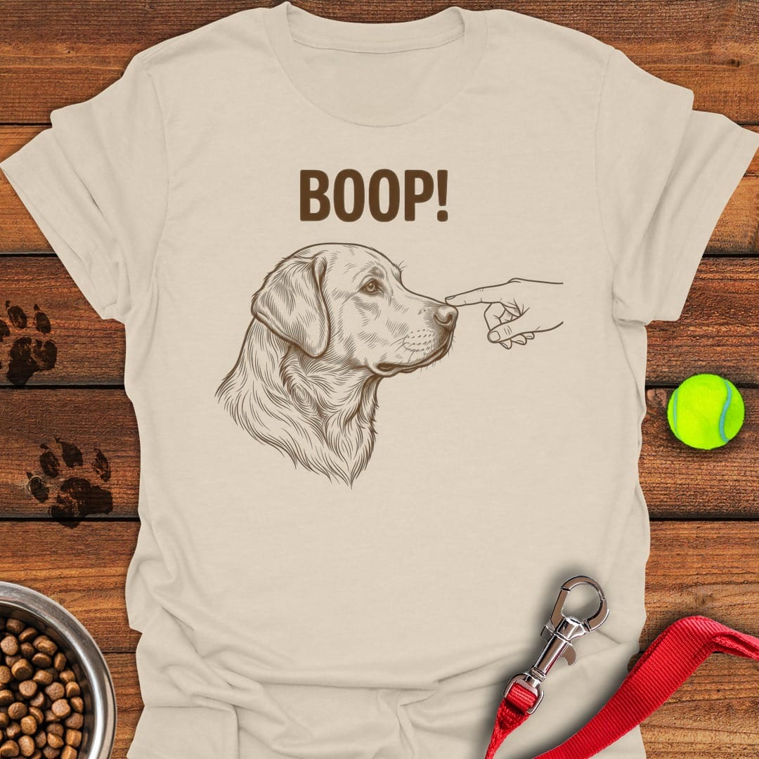 Labrador Boop T-Shirt Friendly Dog Clothes Funny Dog Owner Gifts