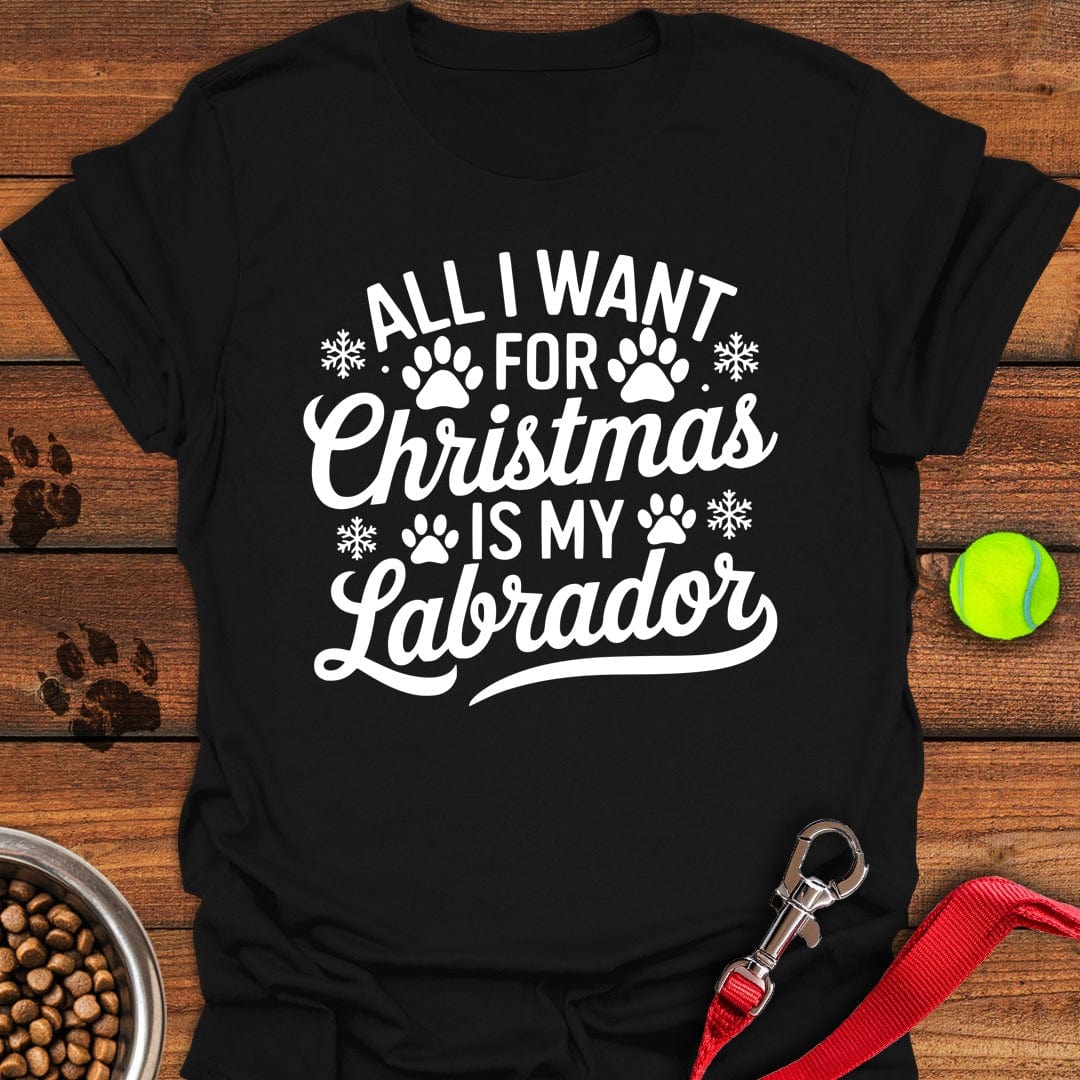 Labrador Christmas T-Shirt Classic Dog Clothing Unique Dog Presents