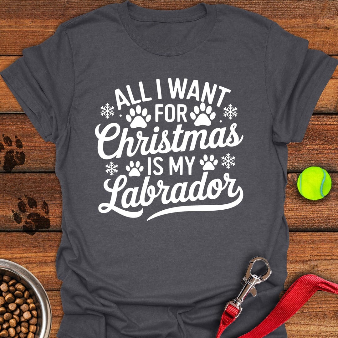 Labrador Christmas T-Shirt Classic Dog Clothing Unique Dog Presents