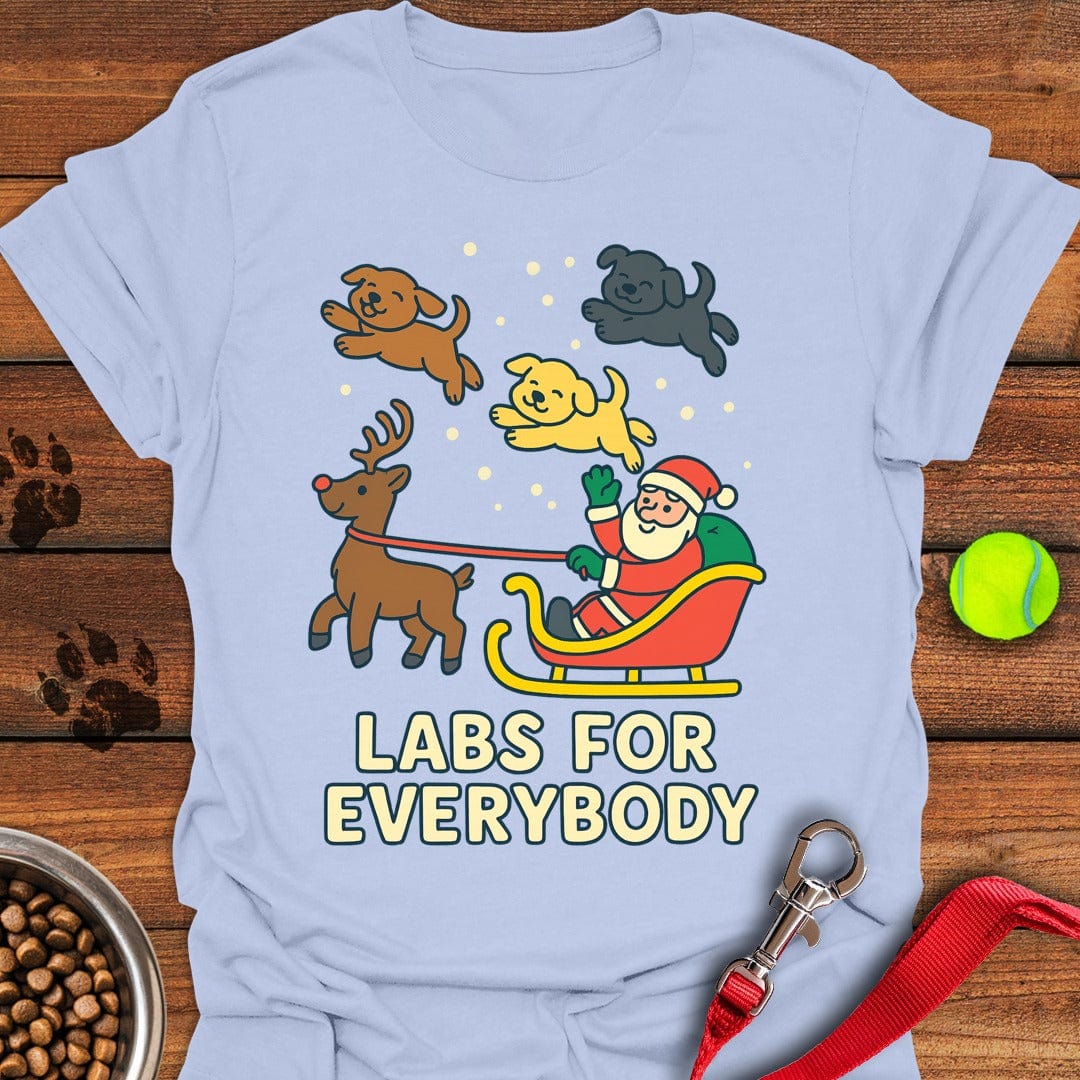 Labrador Christmas T-Shirt Energetic Dog Apparel Mother's Day Gifts For For Mom From Daughter