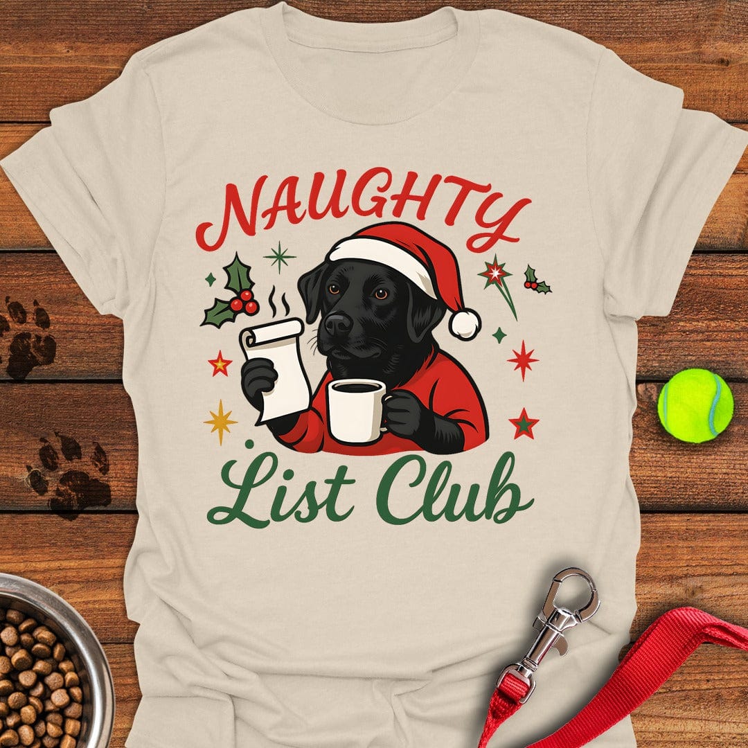 Labrador Christmas T-Shirt Smart Dog Clothes Gifts For Dog Parents