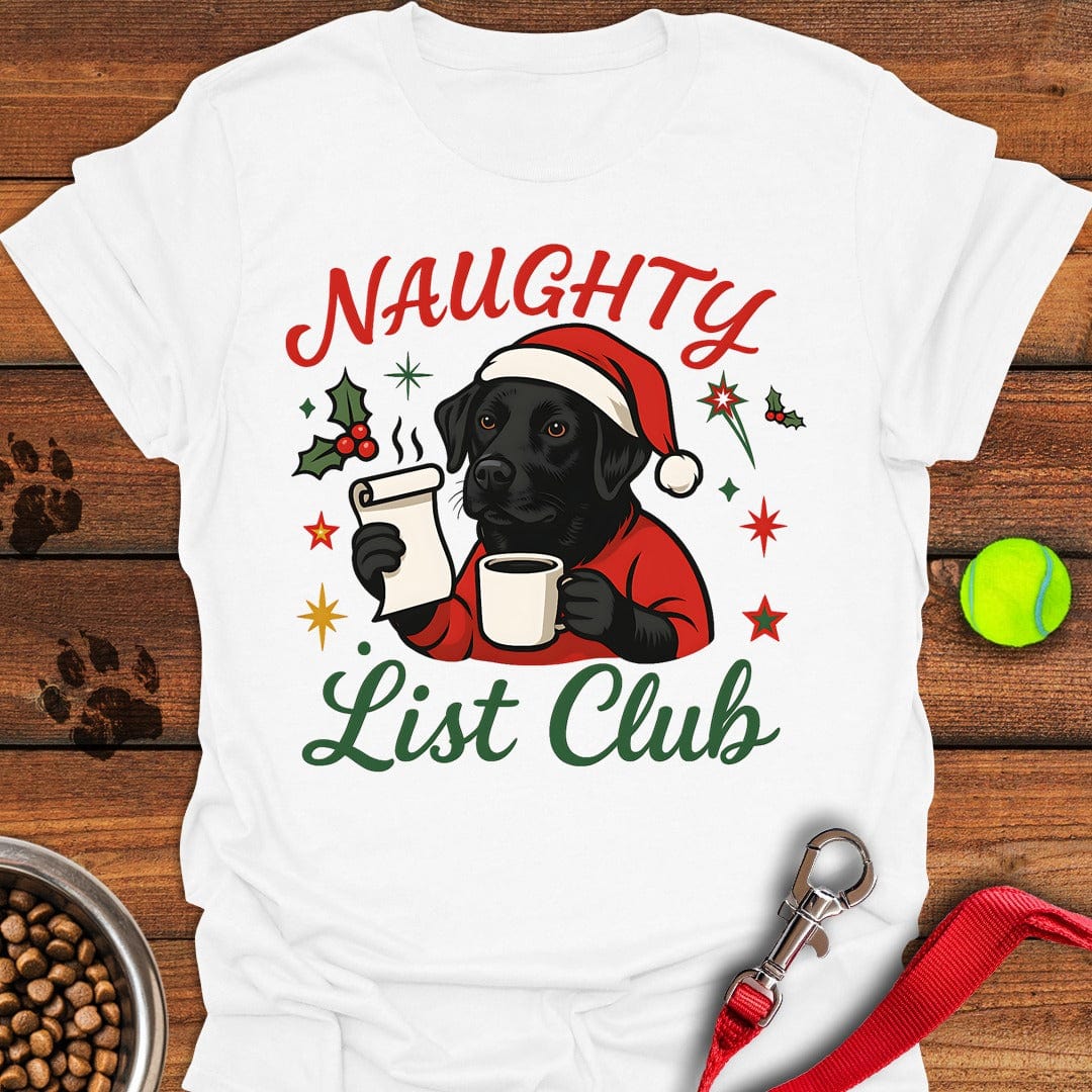Labrador Christmas T-Shirt Smart Dog Clothes Gifts For Dog Parents